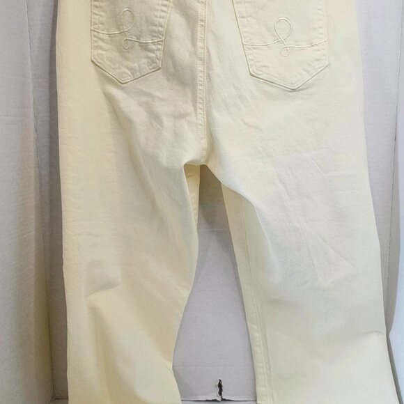 Lilly Pulitzer South Ocean High‎ Rise Lemon Meringue Jeans SZ 10 - Picture 5 of 10